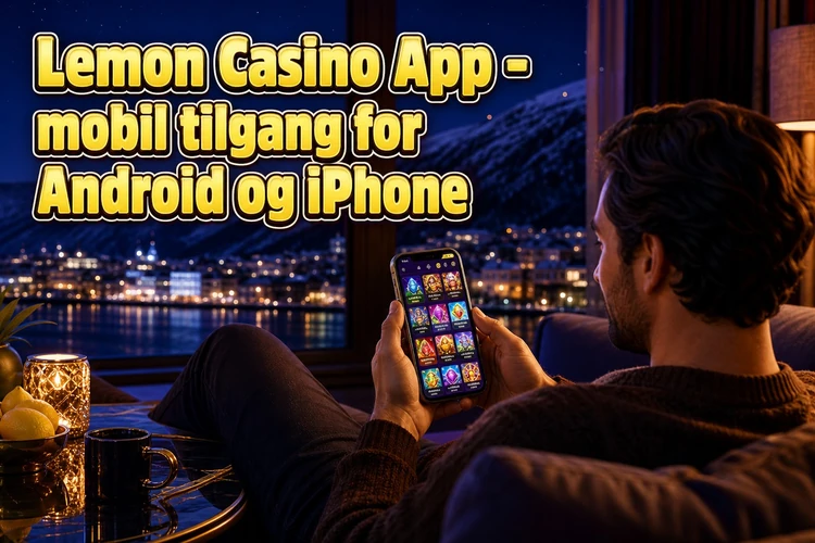 App Lemon Casino - mobil tilgang for Android og iPhone