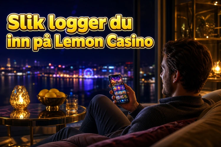 Slik logger du inn på Lemon Casino